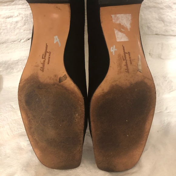 Salvatore Ferragamo suede tassel loafers with low heel size 7 - 7.5 - Picture 6 of 7